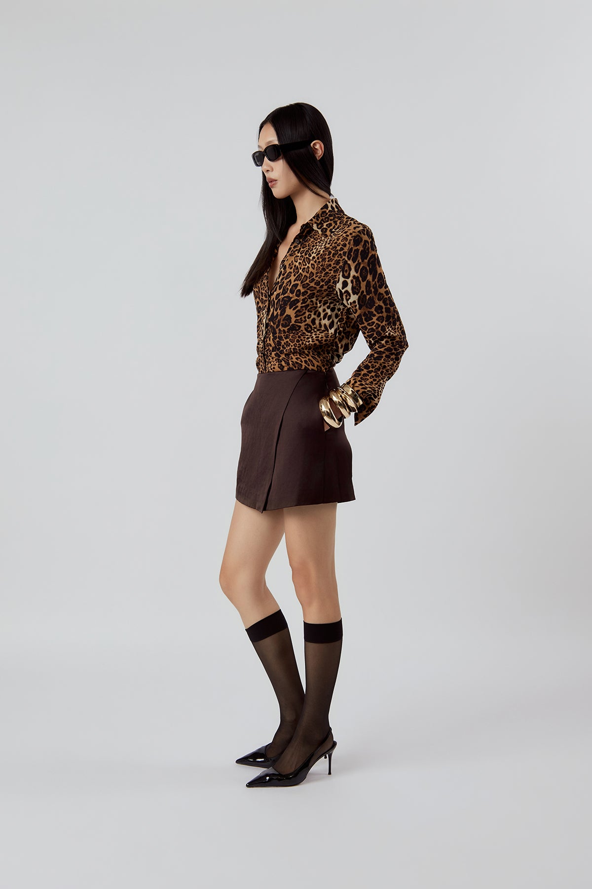OTHER STORE Mireille Leopard Shirt