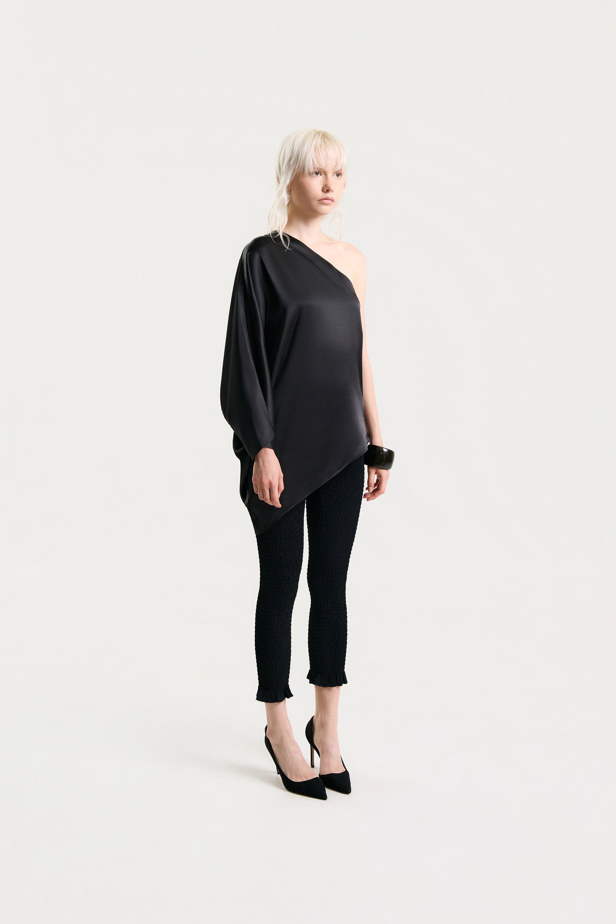 OTHER STORE Nocturne One-Shoulder Blouse