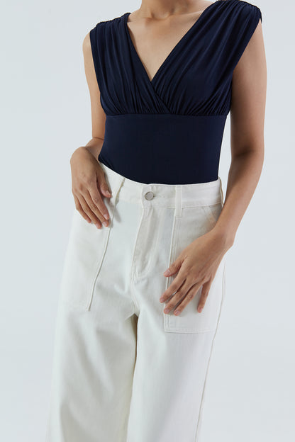Evangeline Draped Bodysuit