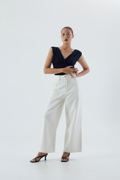 Evangeline Draped Bodysuit
