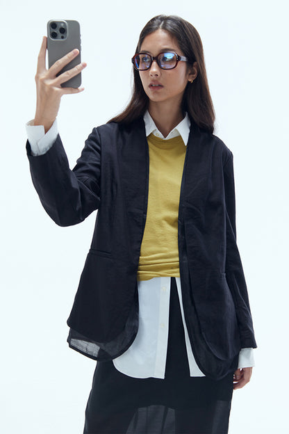 Lily Sheer Layered Blazer