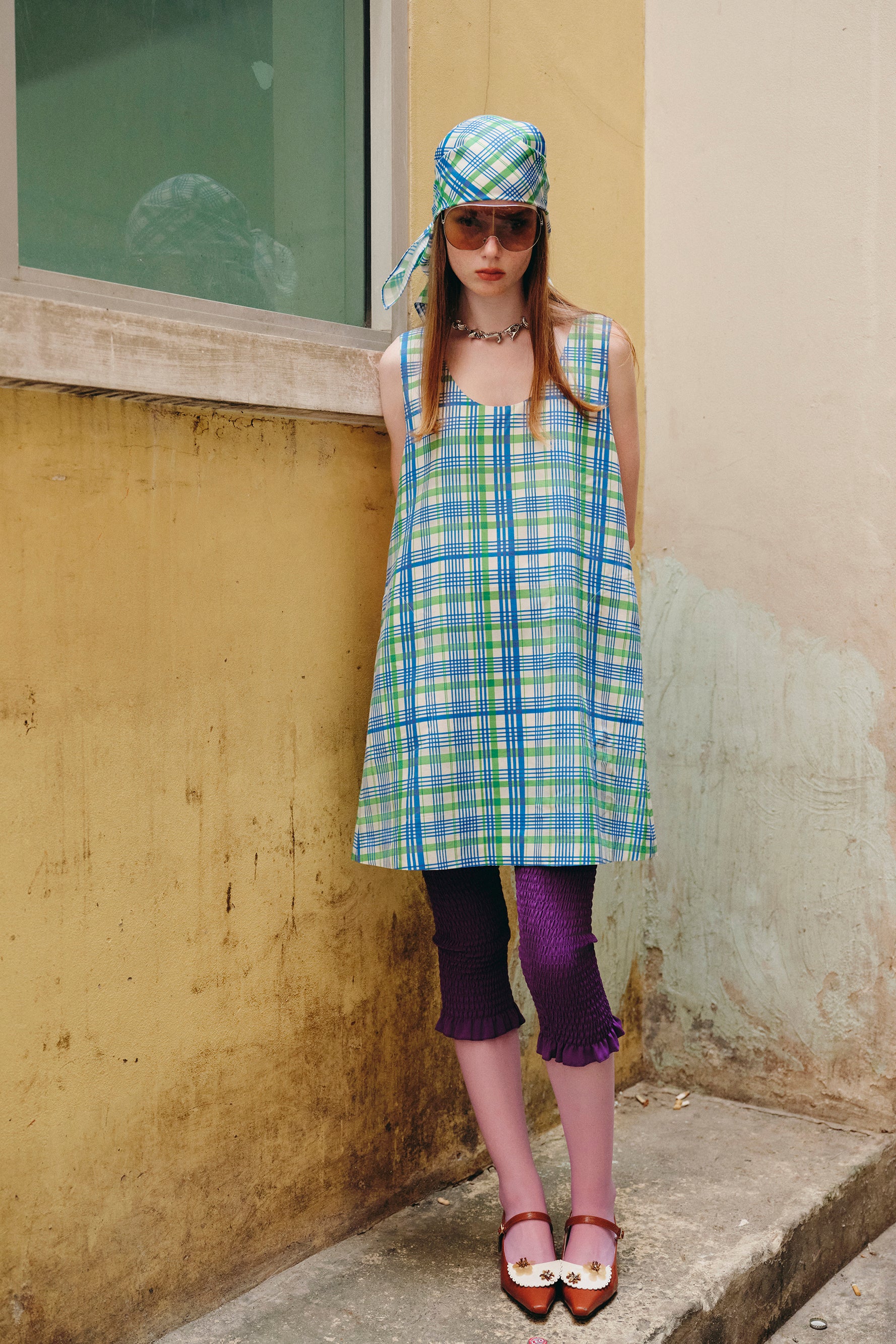 OTHER STORE Eden Low-Neck Lyocell A-Line Mini Dress