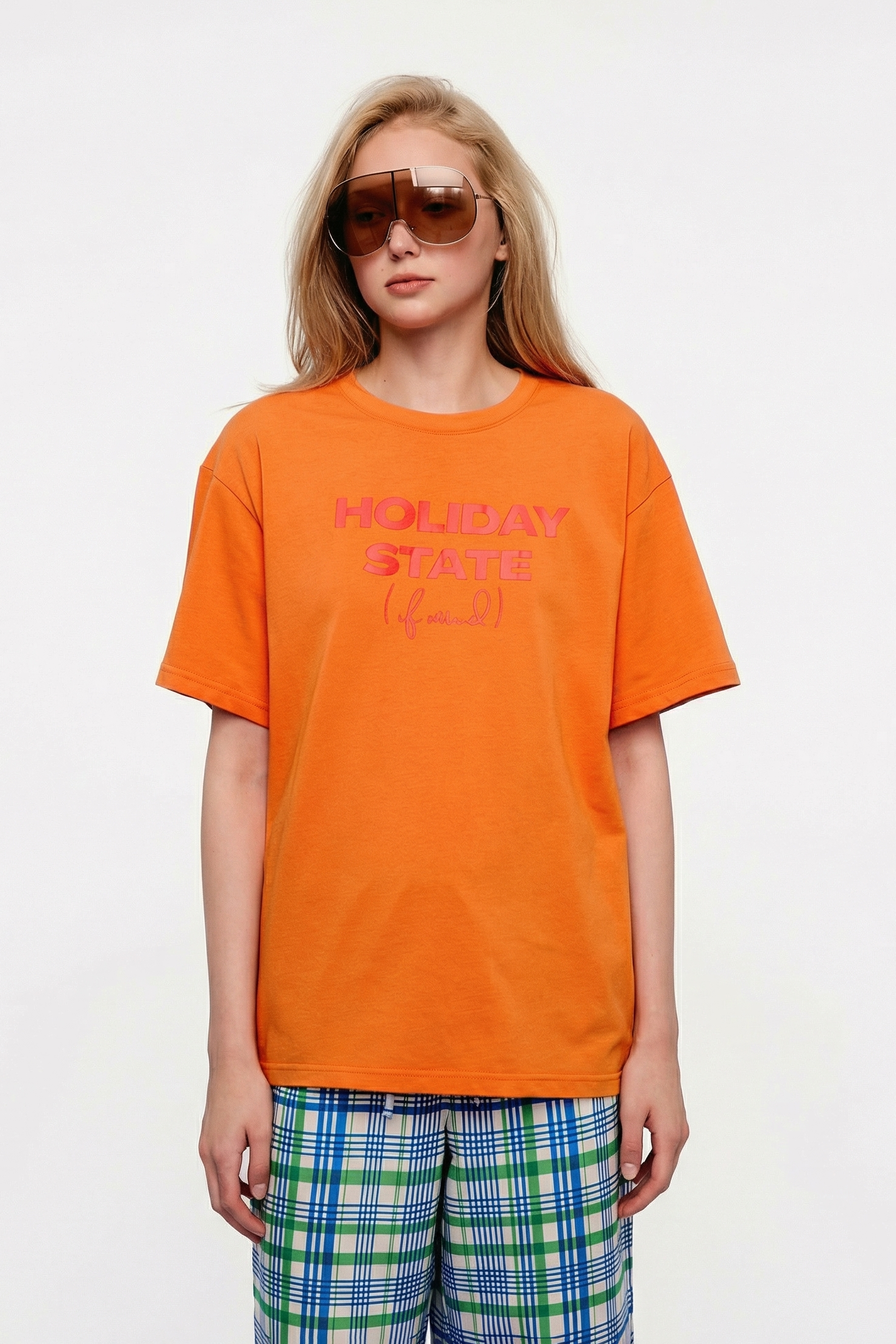 OTHER STORE Core Double-Yarn Cotton Logo T-Shirt In Orange