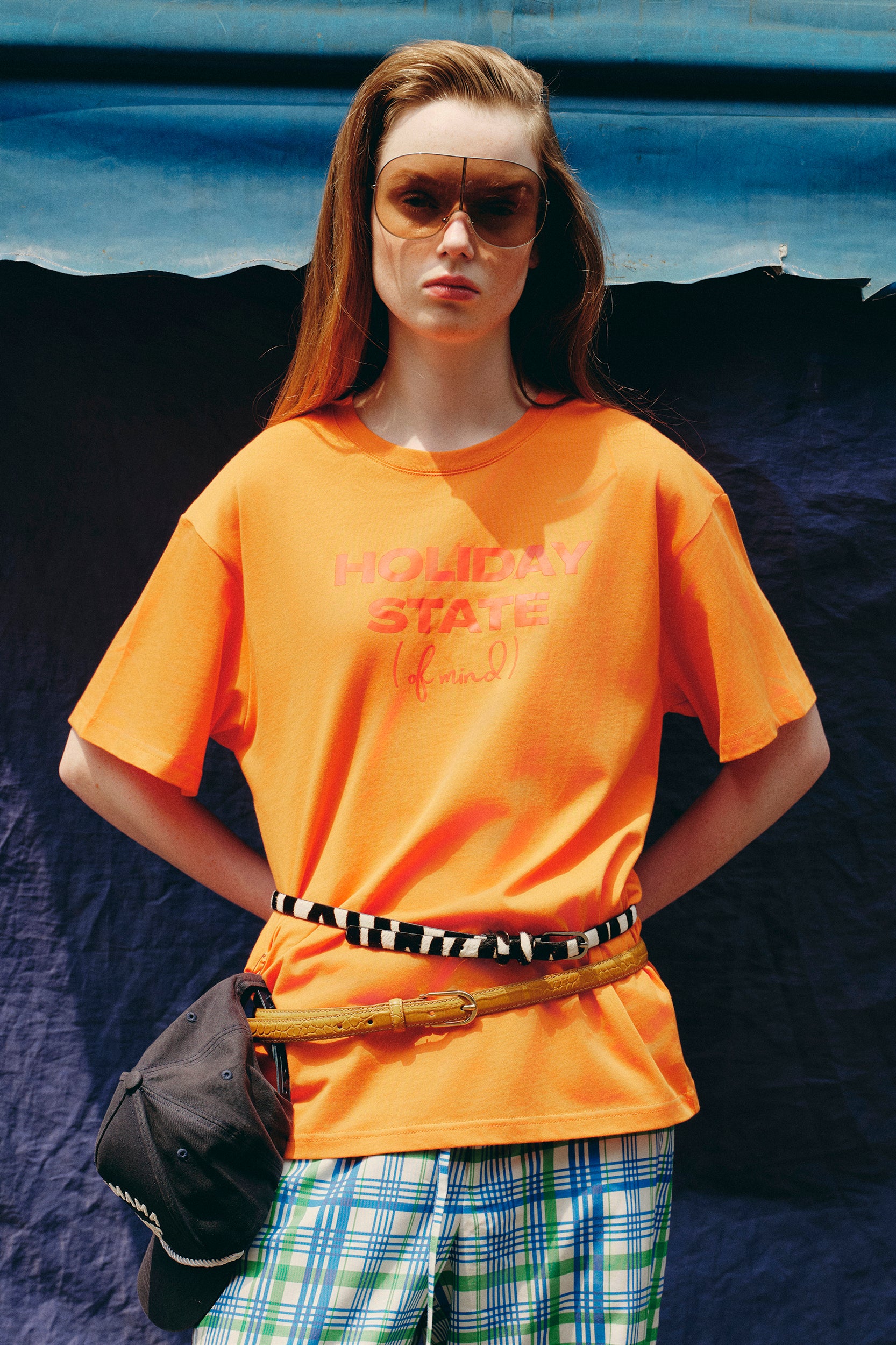 OTHER STORE Core Double-Yarn Cotton Logo T-Shirt In Orange