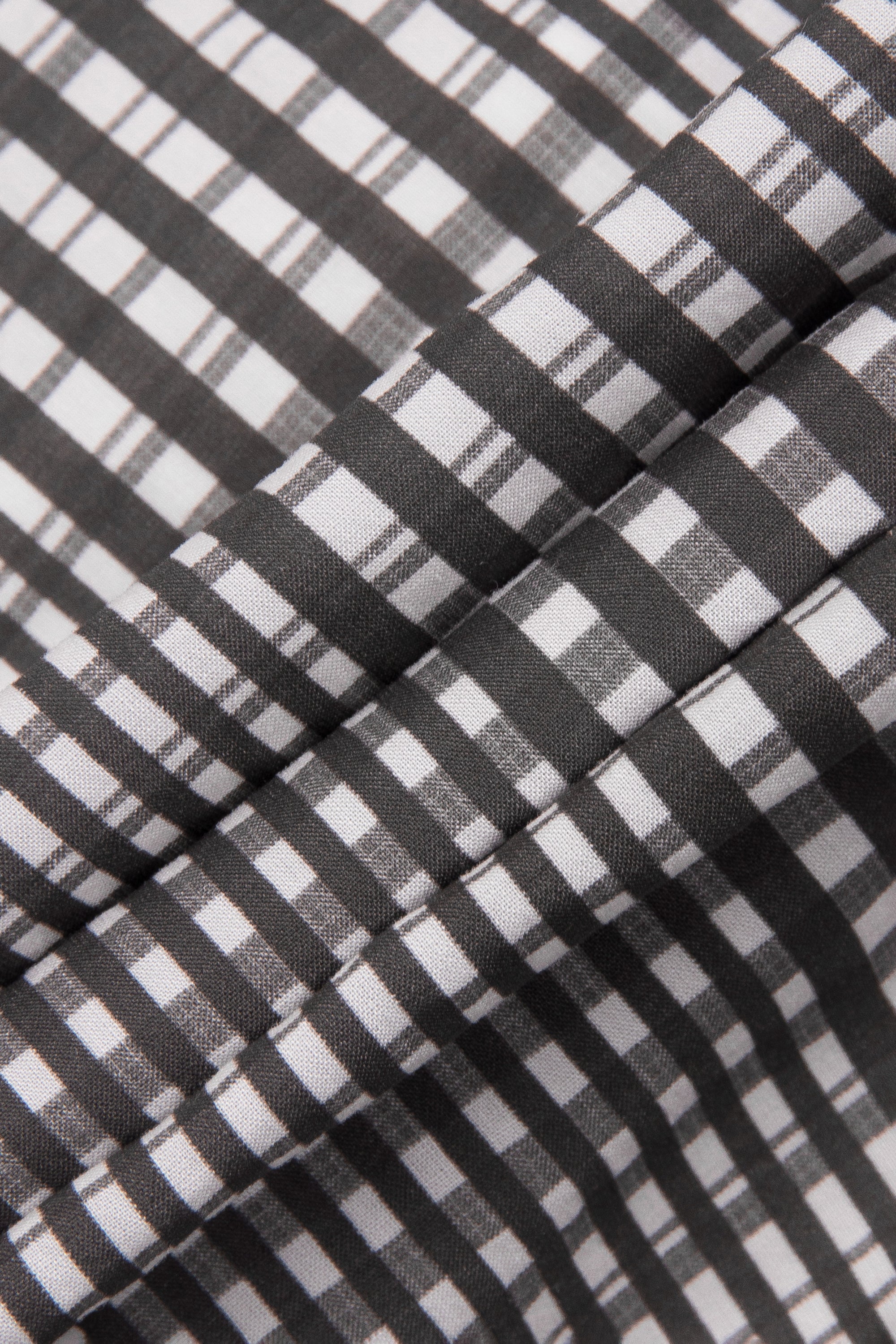 OTHER STORE Picnic Gingham Lyocell A-Line Mini Skirt
