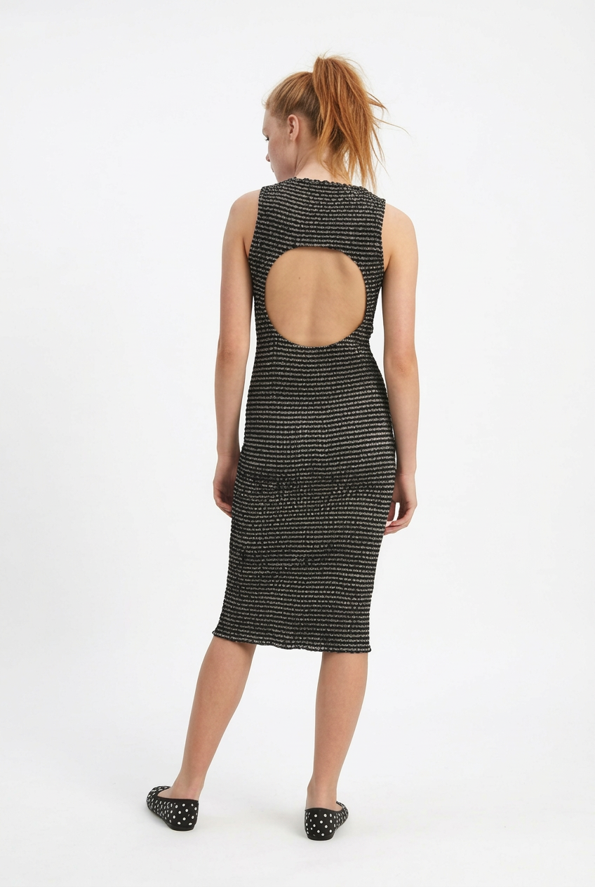 OTHER STORE Riviera Smocked Cut-Out Midi Dress