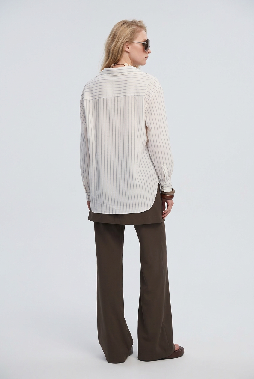 OTHER STORE Tempo Deconstructed Striped Shirt