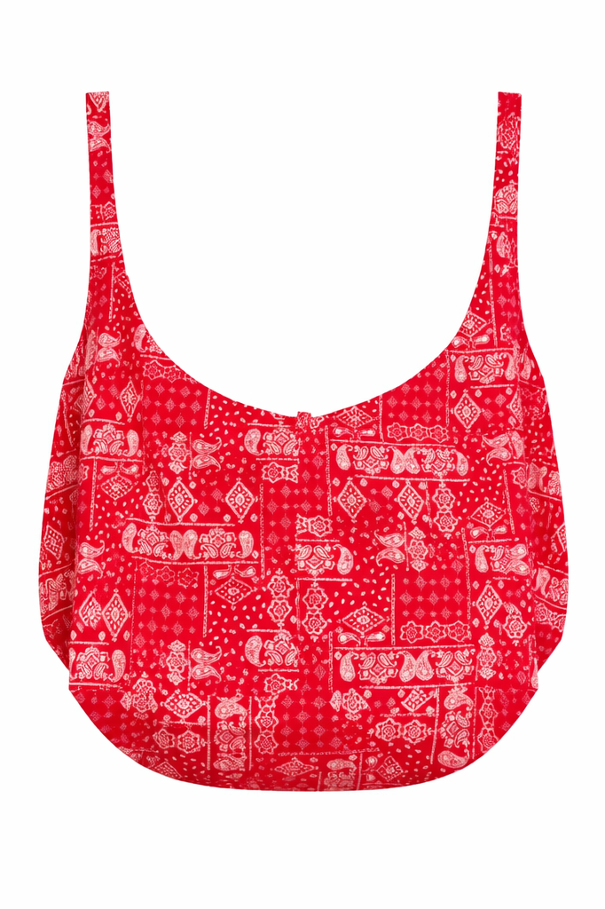 OTHER STORE Duet Paisley Reversible Large Utility Tote In Red