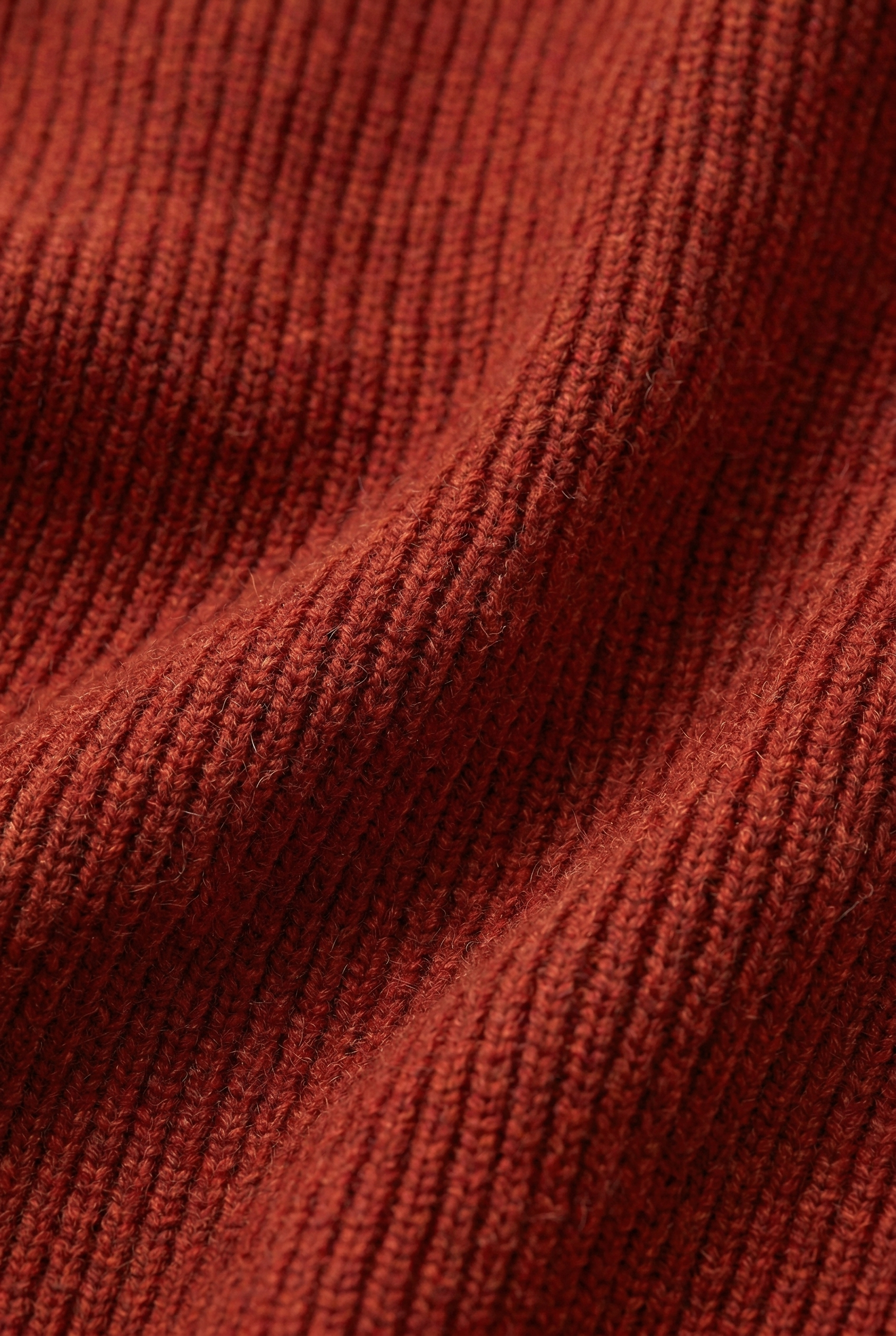 OTHER STORE Flex Two-Way Zip Stand-Collar Ingot Knit Cardigan In Red