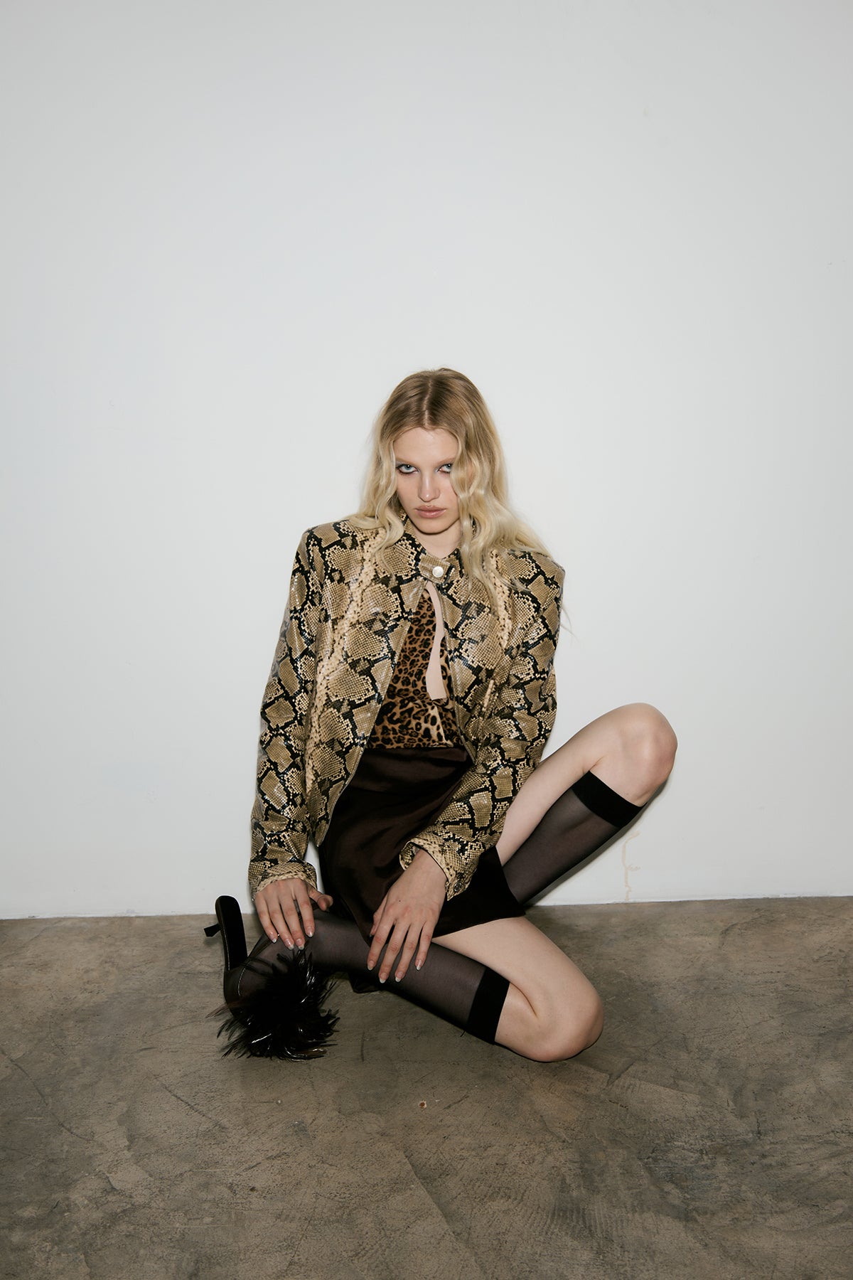 Other Store Sabine Python-Print Jacket