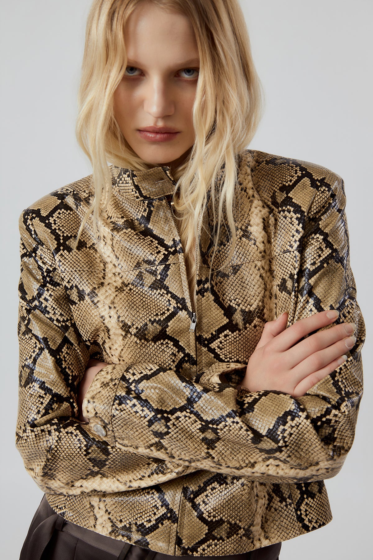 Other Store Sabine Python-Print Jacket