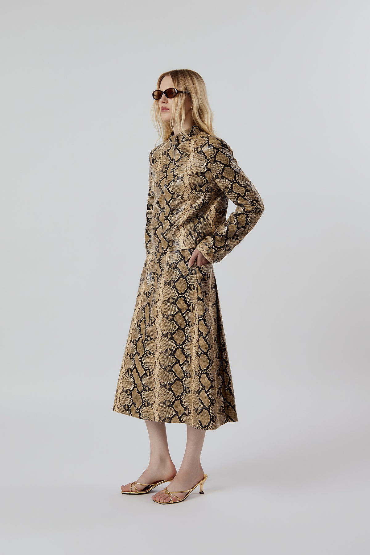 Other Store Sabine Python-Print Jacket