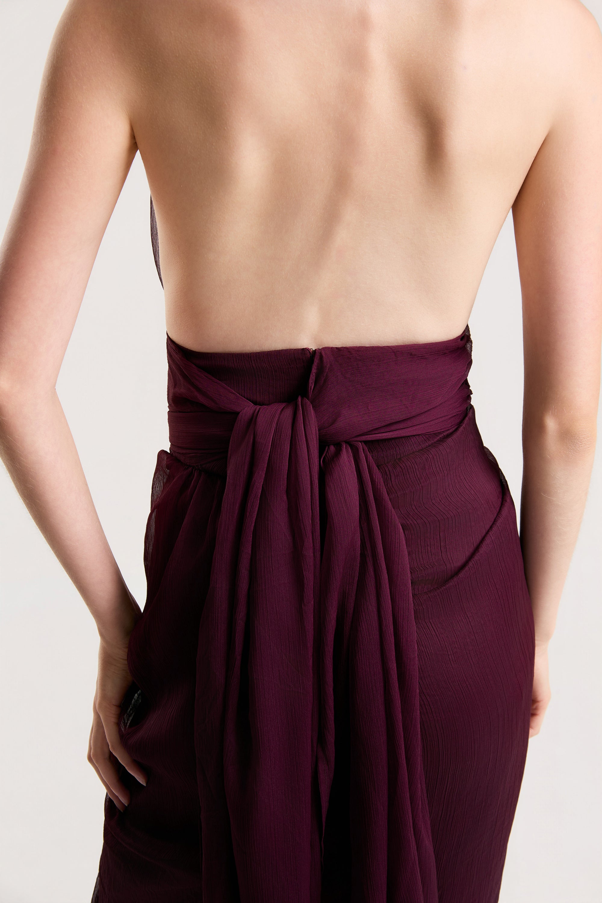OTHER STORE Seraphine Draped Halter Dress