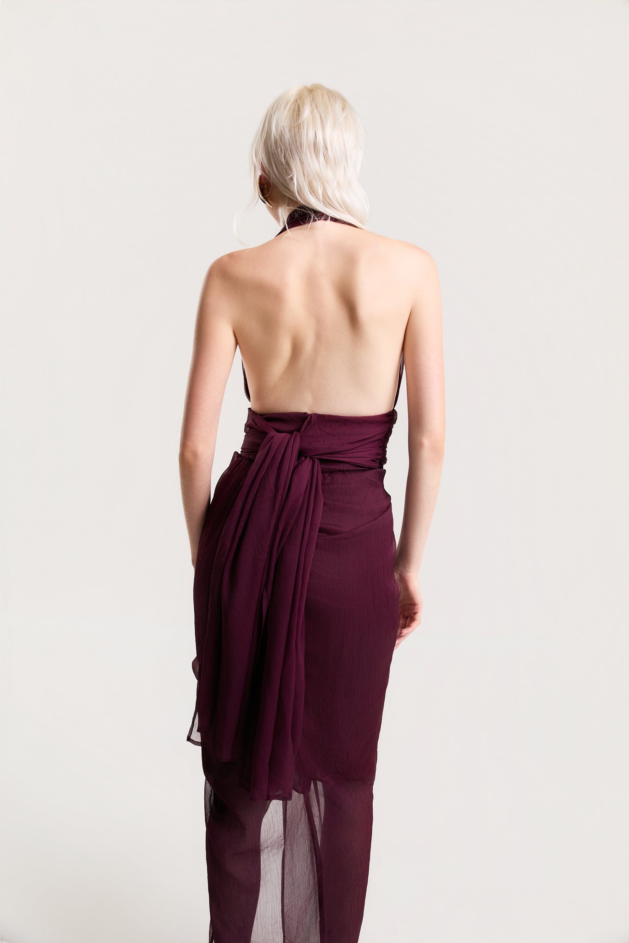 OTHER STORE Seraphine Draped Halter Dress