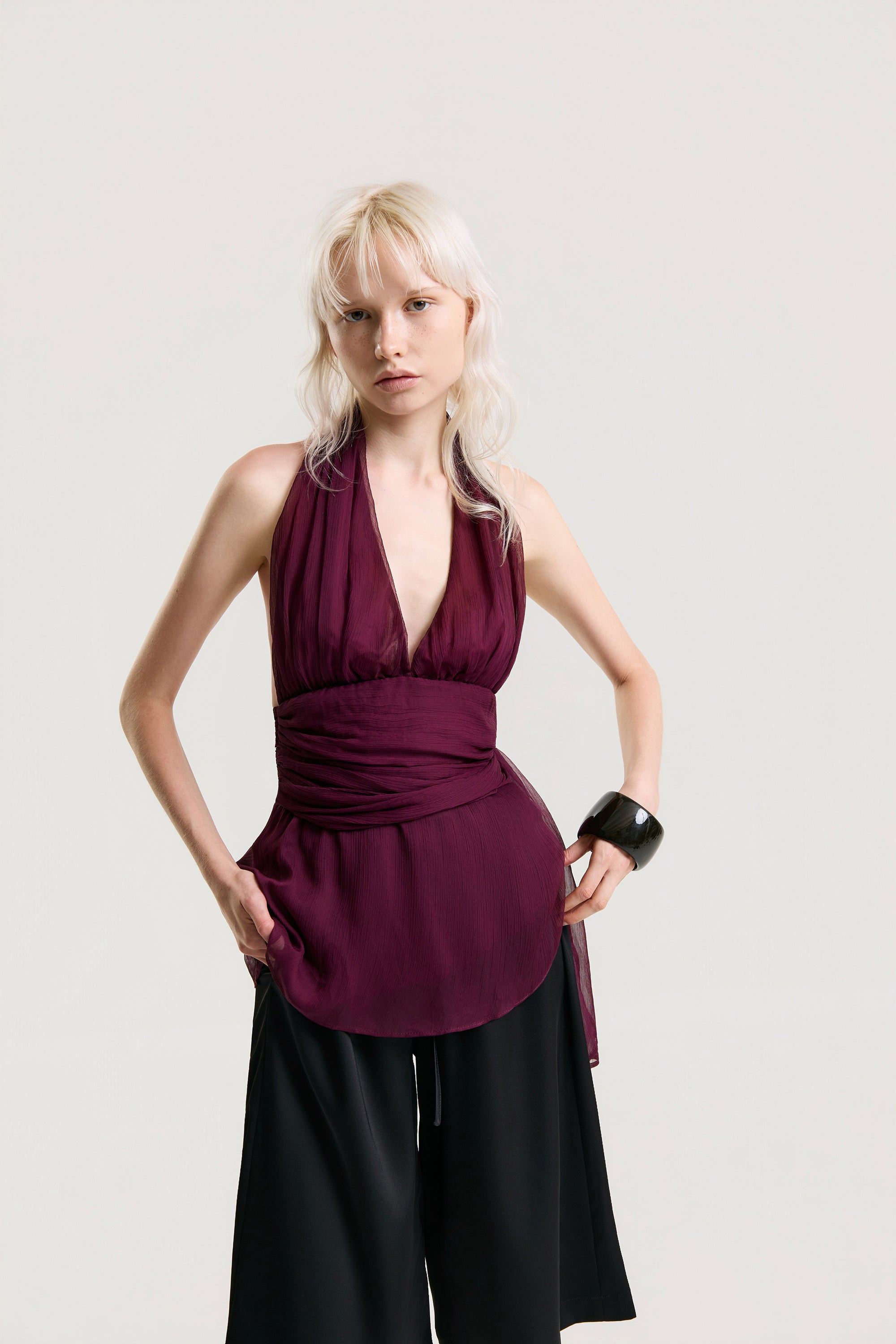 OTHER STORE Seraphine Layered Halter Top