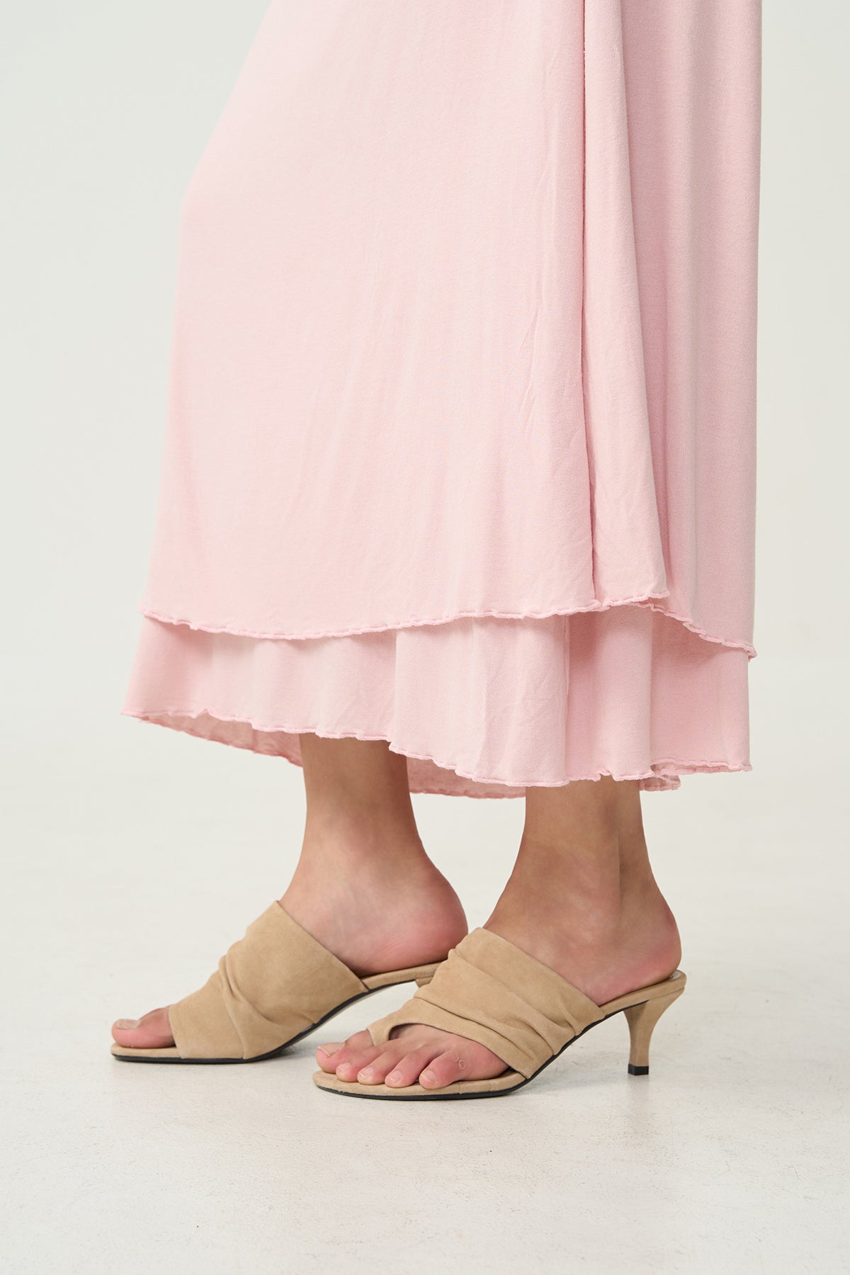 OTHER STORE Lira Reversible Ruched Knit Maxi Dress