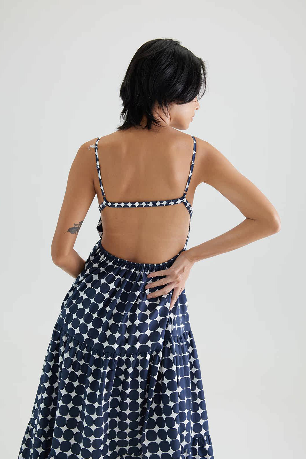 OTHER STORE Carmen Polka Maxi Dress