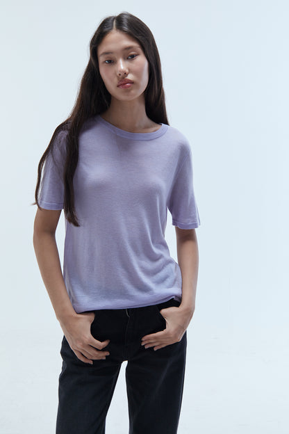 Sage Wool-Blend Tee