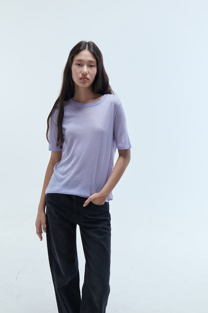 Sage Wool-Blend Tee