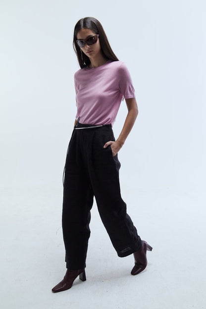Sage Wool-Blend Tee