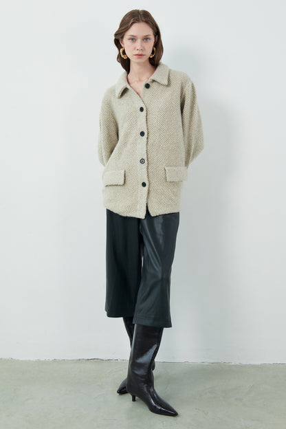 Aspen Textured Knit Cardigan