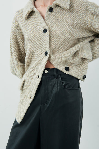 Aspen Textured Knit Cardigan